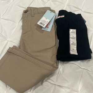 BNWT 2T boys khaki pants and black shorts Cat & Jack